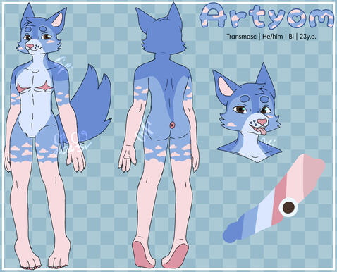 Artyom ref sheet